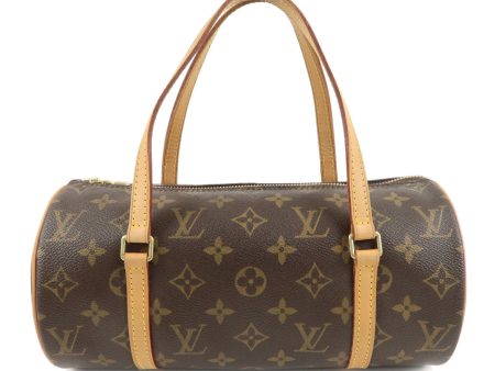 Louis Vuitton Monogram Papillon 26 Hand Bag & Pouch Brown M51386 Supply