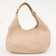 BOTTEGA VENETA Intrecciato Leather Shoulder Bag Pink Beige 125787 on Sale