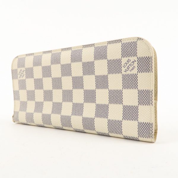 Louis Vuitton Damier Azur Portefeuille Unsolite Wallet N63072 Hot on Sale