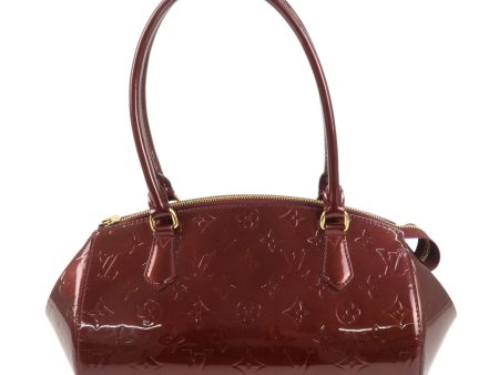 Louis Vuitton Monogram Vernis Sherwood PM Rouge Forvist M91492 Discount