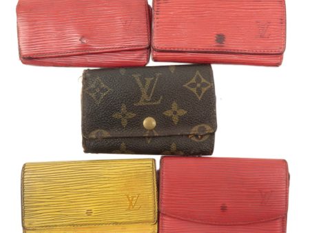 Louis Vuitton Monogram Epi Set of 5 Key Case & Coin Case Supply