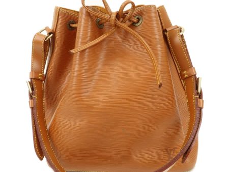 Louis Vuitton Epi Petit Noe Shoulder Bag Kenya Brown M44103 Discount