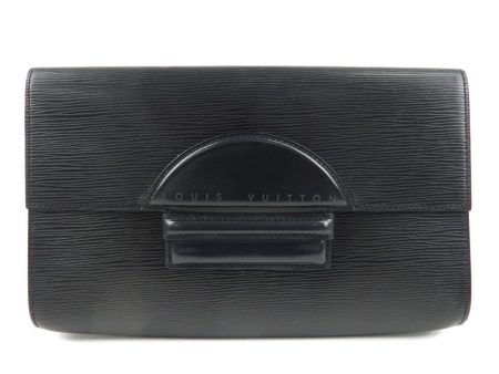 Louis Vuitton Epi Leather Chaillot Clutch Bag Black M52532 Supply