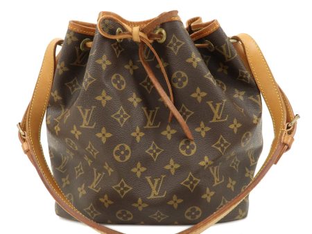 Louis Vuitton Monogram Petit Noe Shoulder Bag Brown M40818 Online