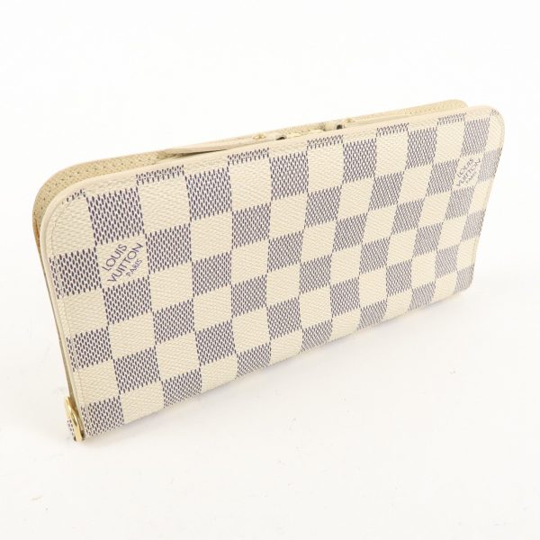 Louis Vuitton Damier Azur Portefeuille Unsolite Wallet N63072 Hot on Sale