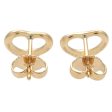 Tiffany&Co. Open Heart Earrings K18YG 750YG Yellow Gold For Discount