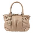 GUCCI Sukey Leather 2WAY Bag Hand Bag Pink Beige 247902 Supply