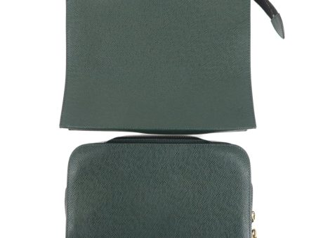 Louis Vuitton Taiga Set of 2 clutch Bag Posh Toilette25 SPO M30184 Cheap