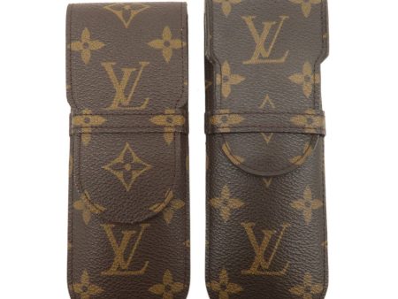 Louis Vuitton Set of 2 Monogram etui stylo Pen Case Brown M62990 Online Hot Sale