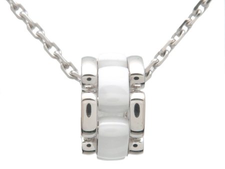 CHANEL Ultra Collection Necklace Ceramic 750WG White Gold Discount