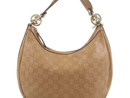 GUCCI GG Twins Guccissima Leather One Shoulder Bag 232962 on Sale