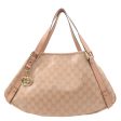 GUCCI Abbey GG Crystal Leather Tote Hand Bag Pink 130736 Hot on Sale