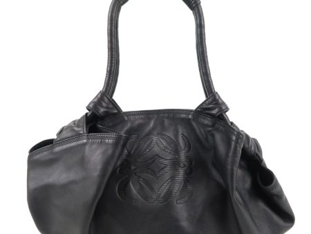 LOEWE Leather Nappa Aire Hand Bag Shoulder Bag Black Online