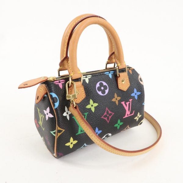 Louis Vuitton Monogram Multicolor Mini Speedy & Strap M92644 on Sale