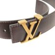 Louis Vuitton Utah Saint Tulle Initial Belt 85 34 Brown N6902 For Discount