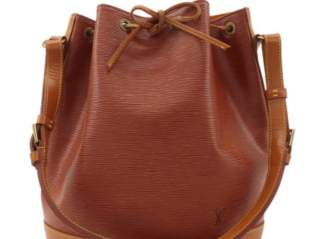 Louis Vuitton Epi Noe Bi-Color Shoulder Bag Kenya Brown M44028 Online Hot Sale