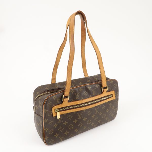 Louis Vuitton Monogram Cite GM Boston Hand Bag Brown M51181 Cheap