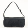 GUCCI Interlocking G GG Canvas Leather Pouch Hand Bag Black 212122 Online