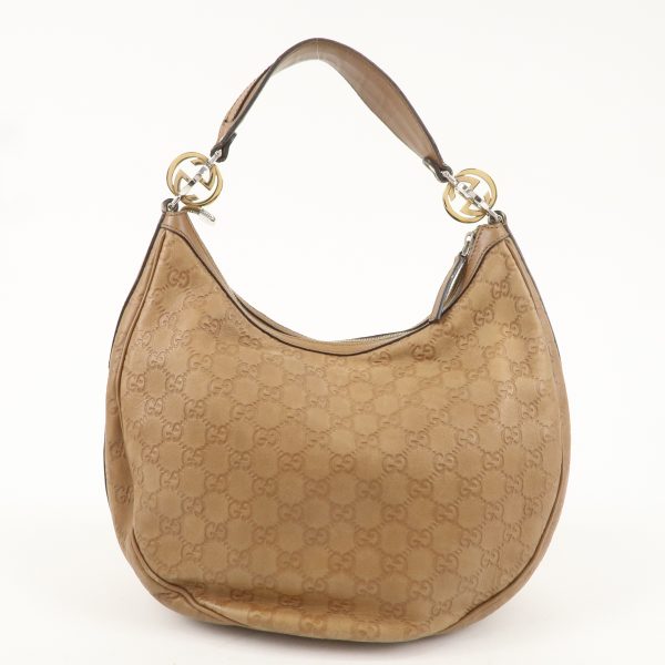 GUCCI GG Twins Guccissima Leather One Shoulder Bag 232962 on Sale