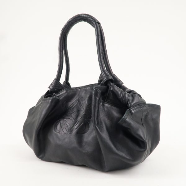 LOEWE Leather Nappa Aire Hand Bag Shoulder Bag Black Online