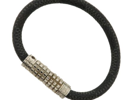 Louis Vuitton Damier Graphite Bracelet Digit Black M6626E Online Sale