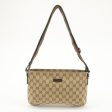 GUCCI Sherry GG Canvas Leather Shoulder Bag Beige Brown 1897499 Online