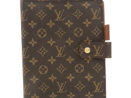 Louis Vuitton Monogram Agenda GM Planner Cover Brown R20106 Cheap