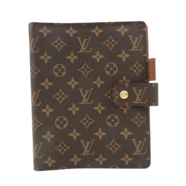 Louis Vuitton Monogram Agenda GM Planner Cover Brown R20106 Cheap