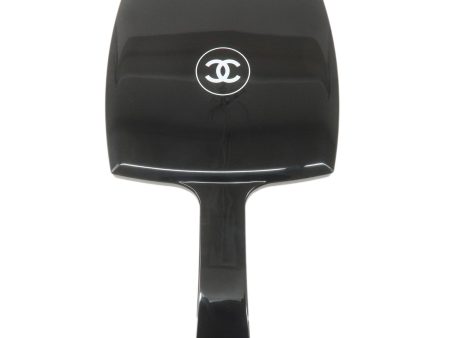 CHANEL Coco Mark Cosmetic Hand Mirror Novelty Item Black Supply