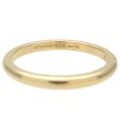 Tiffany&Co. Classic Band 3P Diamond Ring K18 Yellow Gold US5.5 Online