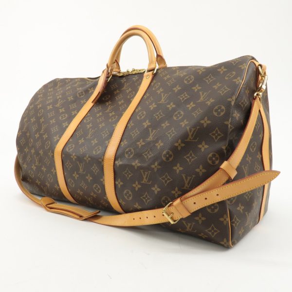 Louis Vuitton Monogram Keep All Bandouliere 60 Bag Brown M41412 Hot on Sale