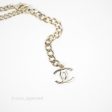 Chanel Square CC Necklace Gold Tone 23C For Cheap