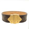 Louis Vuitton Monogram Bracelet Spirit Bangle #17 M6689 on Sale