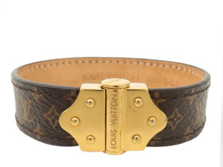 Louis Vuitton Monogram Bracelet Spirit Bangle #17 M6689 on Sale