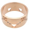 GUCCI Icon Amore Diamond Ring K18PG 750PG Rose Gold #15 US7 Online