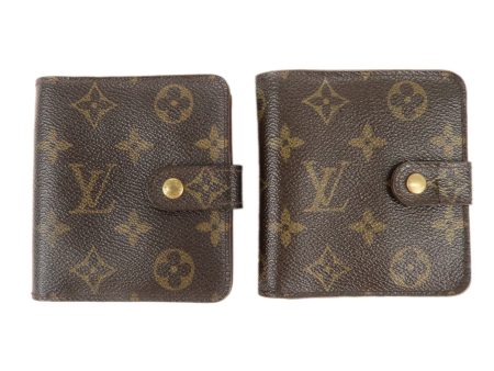 Louis Vuitton Monogram Set Of 2 Compact Zip Small Wallet M61667 For Cheap