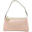 GUCCI Abbey GG Canvas Hand Bag Pouch Beige Pink 145750 Online now