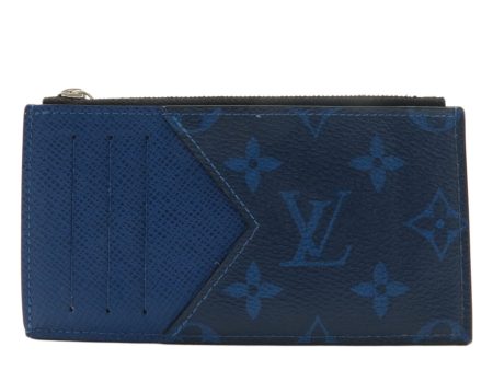 Louis Vuitton Taiga Leather Garama Coin Case Card Holder M30270 Online now