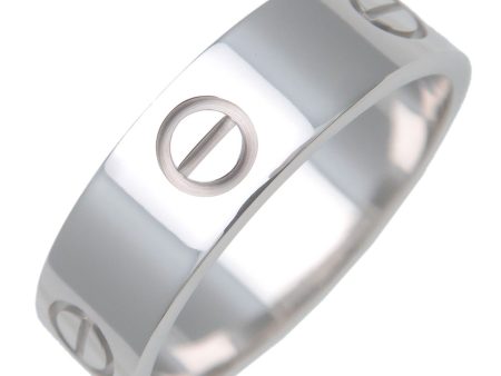 Cartier Love Ring K18 750WG White Gold #59 US9 EU59.5- Cheap