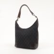 GUCCI GG Canvas Leather Shoulder Bag Black Brown 143744 Online Sale