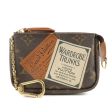 Louis Vuitton Monogram Label Collection Trousse Cles Brown M63800 Cheap