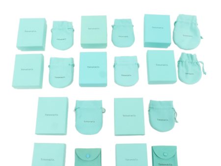 Tiffany&Co. Set of 10 Jewelry Necklace Box Dust Bag Tiffany Blue Online now