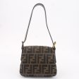 FENDI Zucca Canvas Leather Mini Mamma Bucket 222826571.089 For Discount