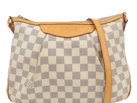 Louis Vuitton Damier Azur Siracusa PM Shoulder Bag N41113 Online Hot Sale