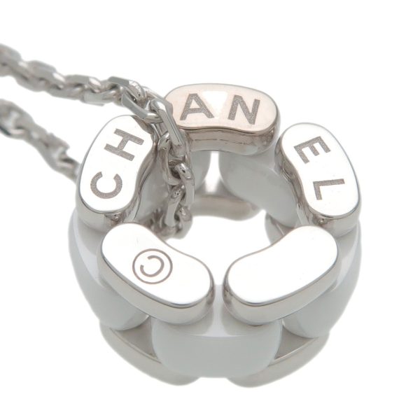 CHANEL Ultra Collection Necklace Ceramic 750WG White Gold Discount