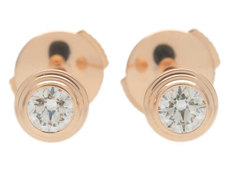 Cartier Diamant Leger SM 1P Diamond Earring 0.09ct K18 750PG Online now