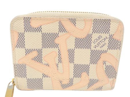 Louis Vuitton Damier Azur Tahiti Zippy Coin Purse Case N60098 on Sale