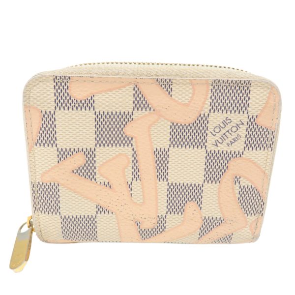 Louis Vuitton Damier Azur Tahiti Zippy Coin Purse Case N60098 on Sale