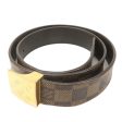 Louis Vuitton Damier Ebene Saint Tulle Carre Belt 75 30 M6944 For Sale