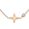 Louis Vuitton Pandantiff Monogram Idylle 1P Diamond Necklace K18PG Discount